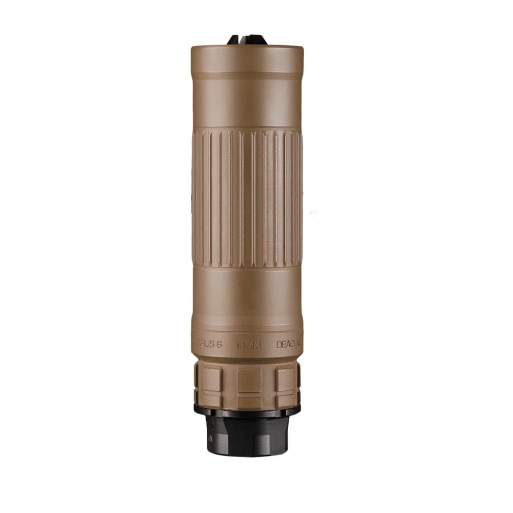 Dead Air Lazarus 6 Rifle Suppressor - FDE - Dead Air