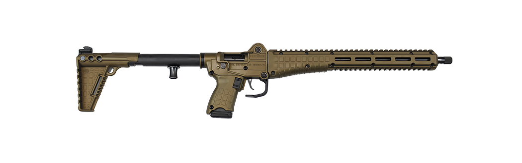 Kel-Tec Sub2000 Gen 3 9mm 16.1" 15rd Rifle, Burnt Bronze - SUB2K9GLKBBRZ - Kel-Tec