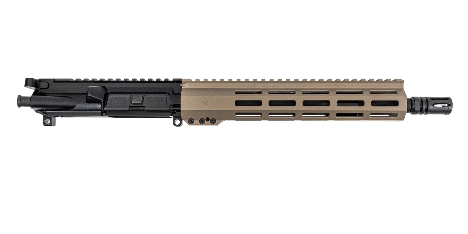 PSA 11.5" Carbine-Length 5.56 1/7 Nitride 10.5" Lightweight Hex MLOK Upper w/ BCG & CH - FDE - Palmetto State Armory