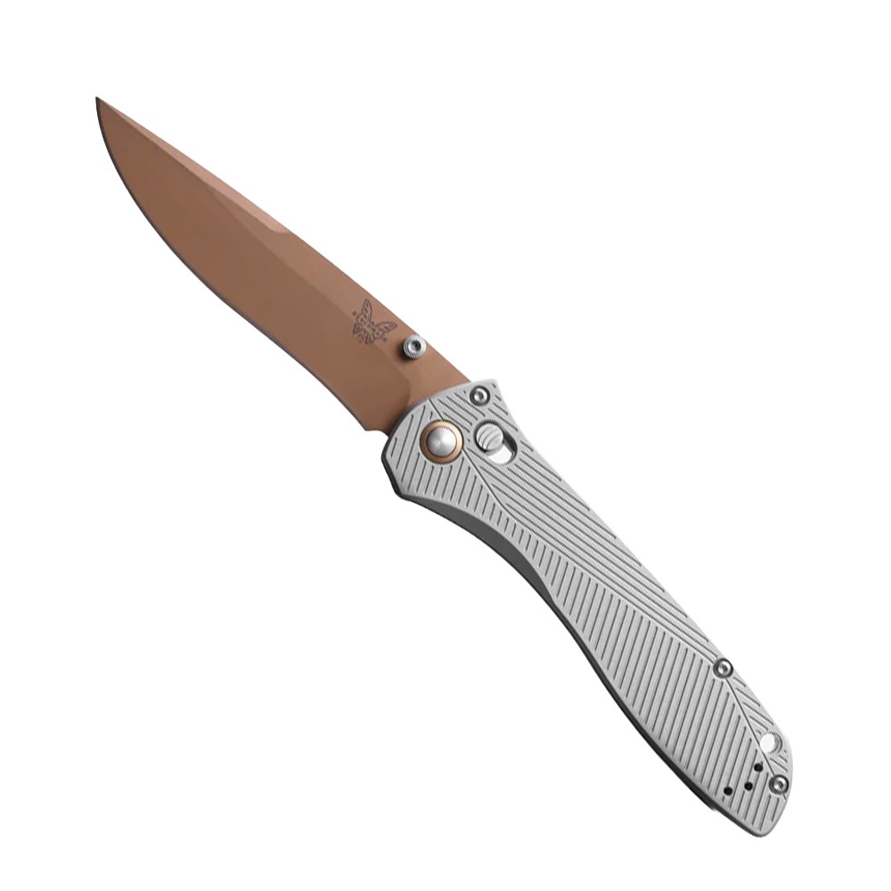 Benchmade Benchmade Seven Ten Folding Recurve Drop Point Knife, Gray - 710FE-24