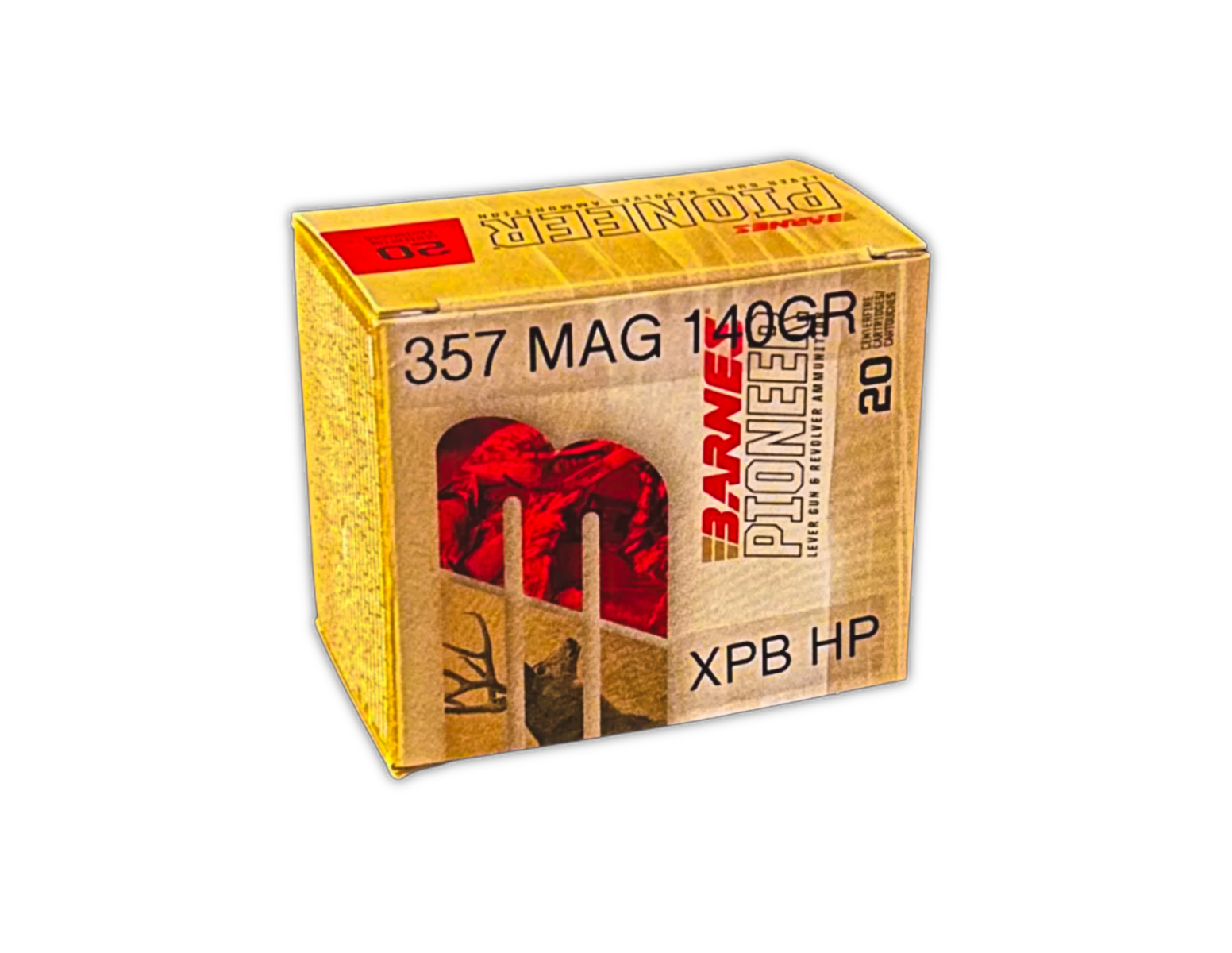 Barnes Bullets Pioneer .357 Magnum 140 gr XPBHP Handgun Ammo, 20rds