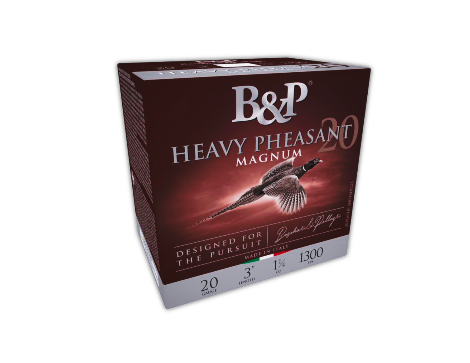 B&P Heavy Pheasant 20 Gauge 3" #4 1-1/4oz Shotshell Ammo, 25rds