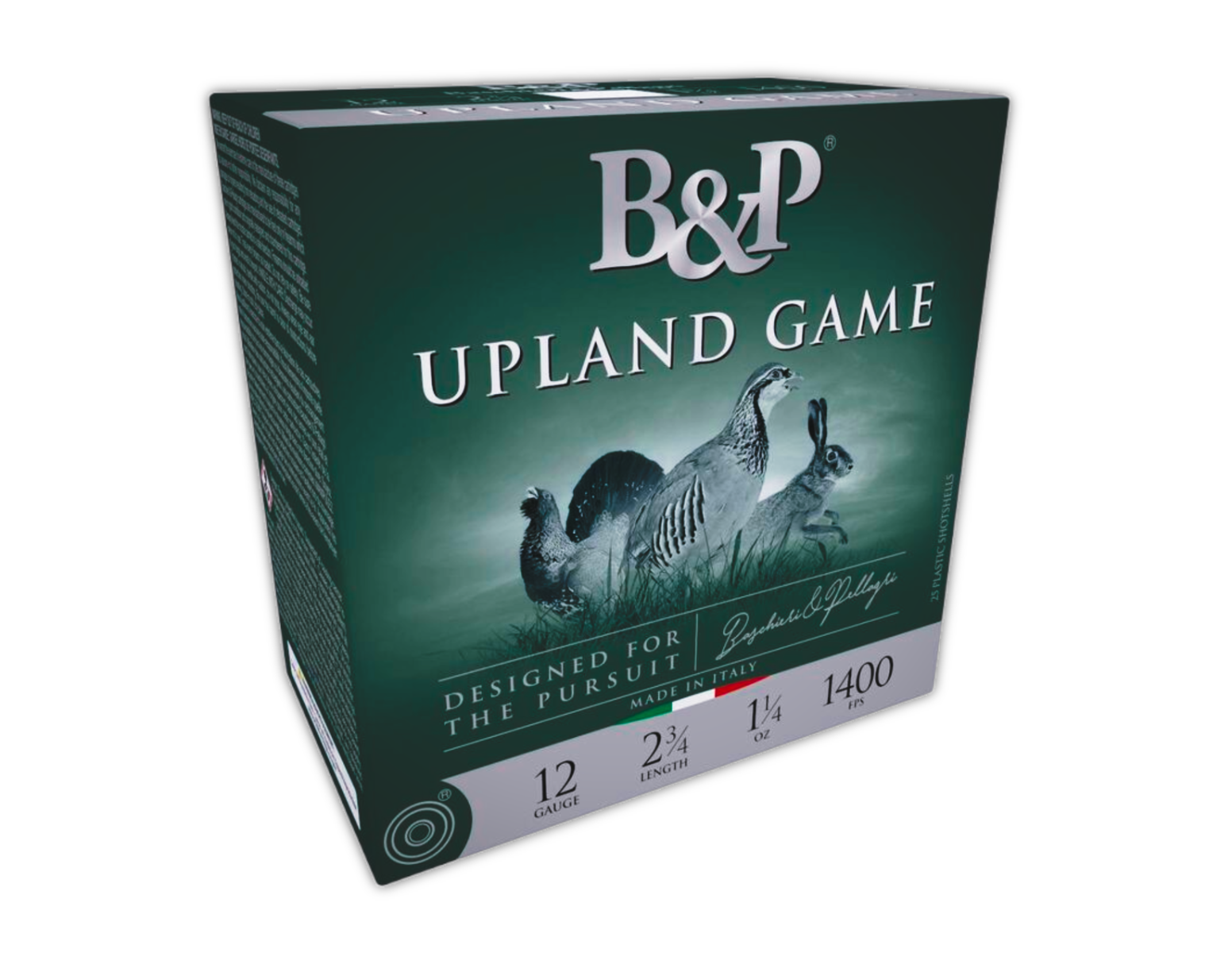 B&P Upland Game 12 Gauge 2-3/4" #6 1-1/4oz Shotshells, 25Rds