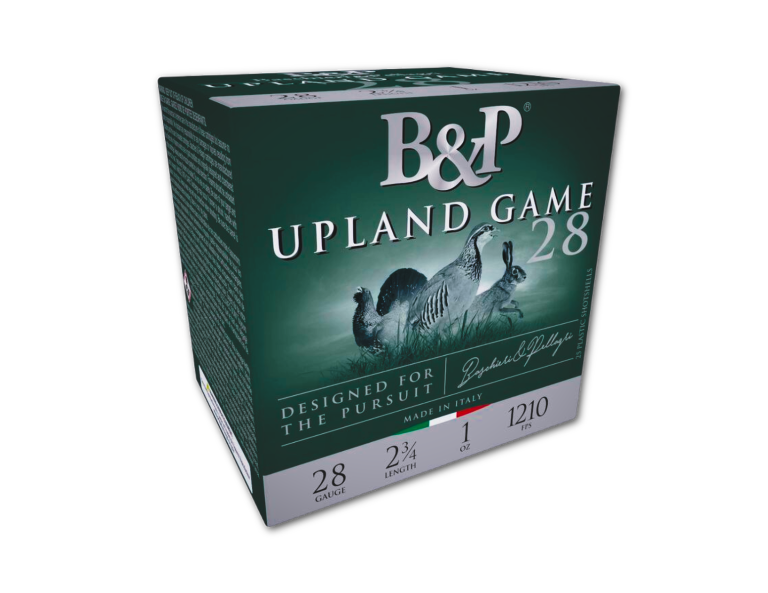 B&P Upland Game 28 Gauge 2-3/4" #5 1oz Shotshells, 25Rds