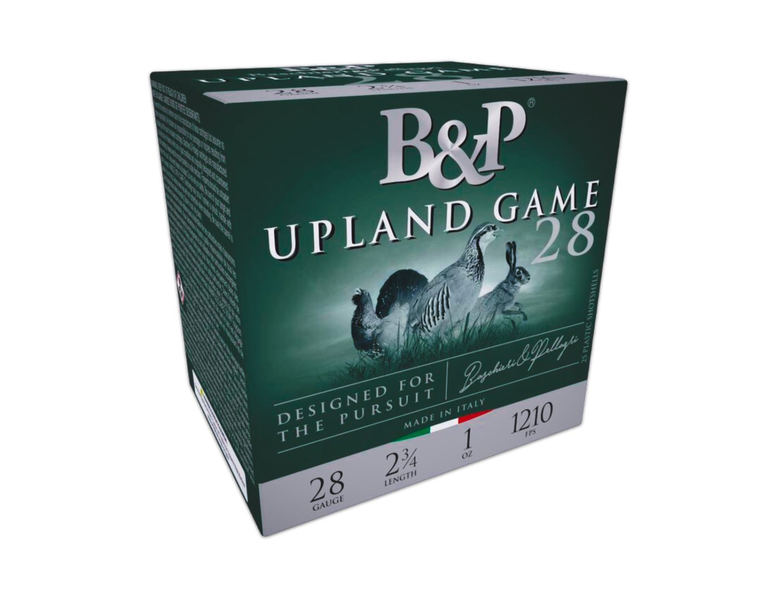 B&P Upland Game 28 Gauge 2-3/4" #7.5 shot 1oz Shotshells, 25Rds