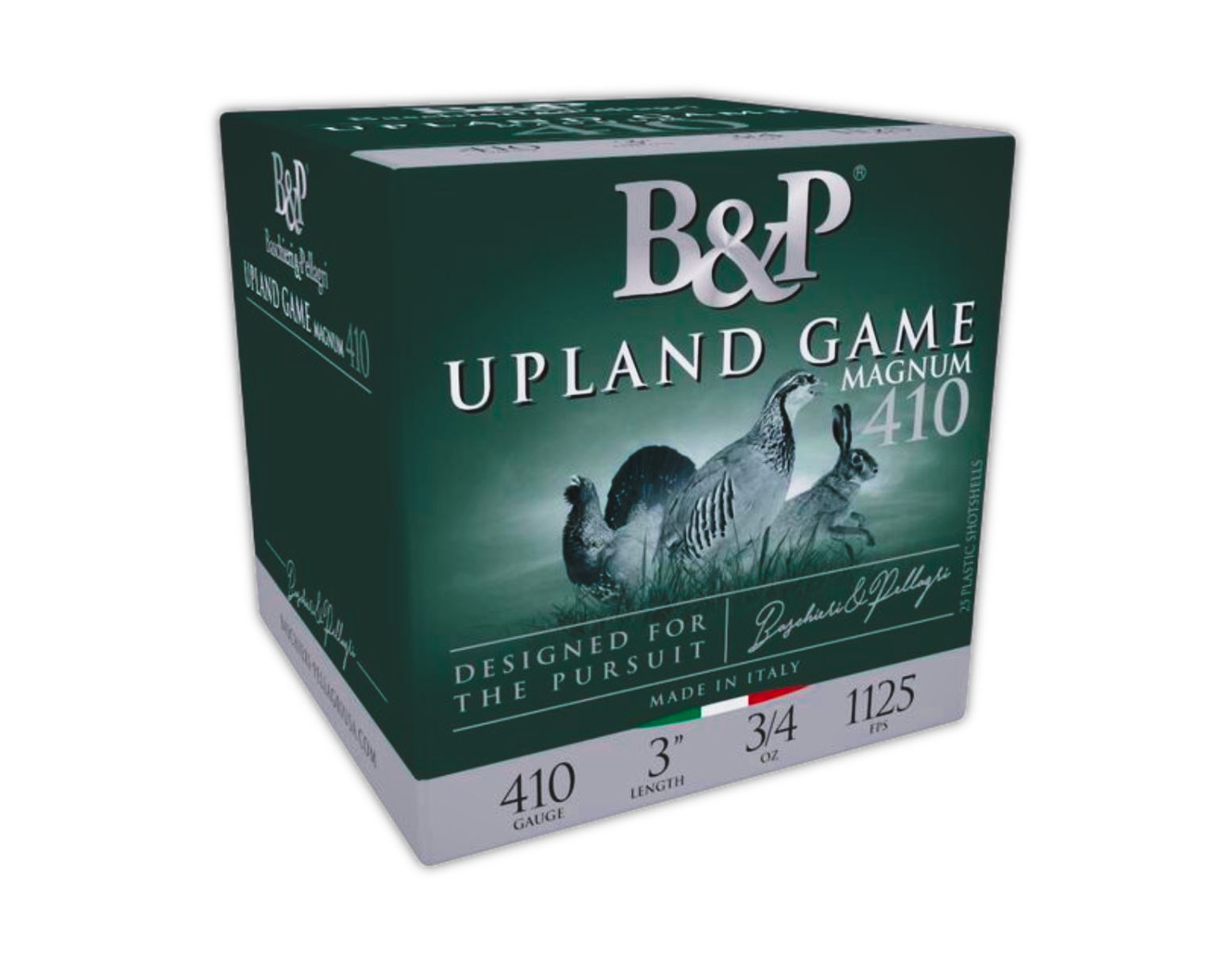 B&P Upland Game .410 Magnum Gauge 3" #8 shot 3/4oz Shotshells, 25rds