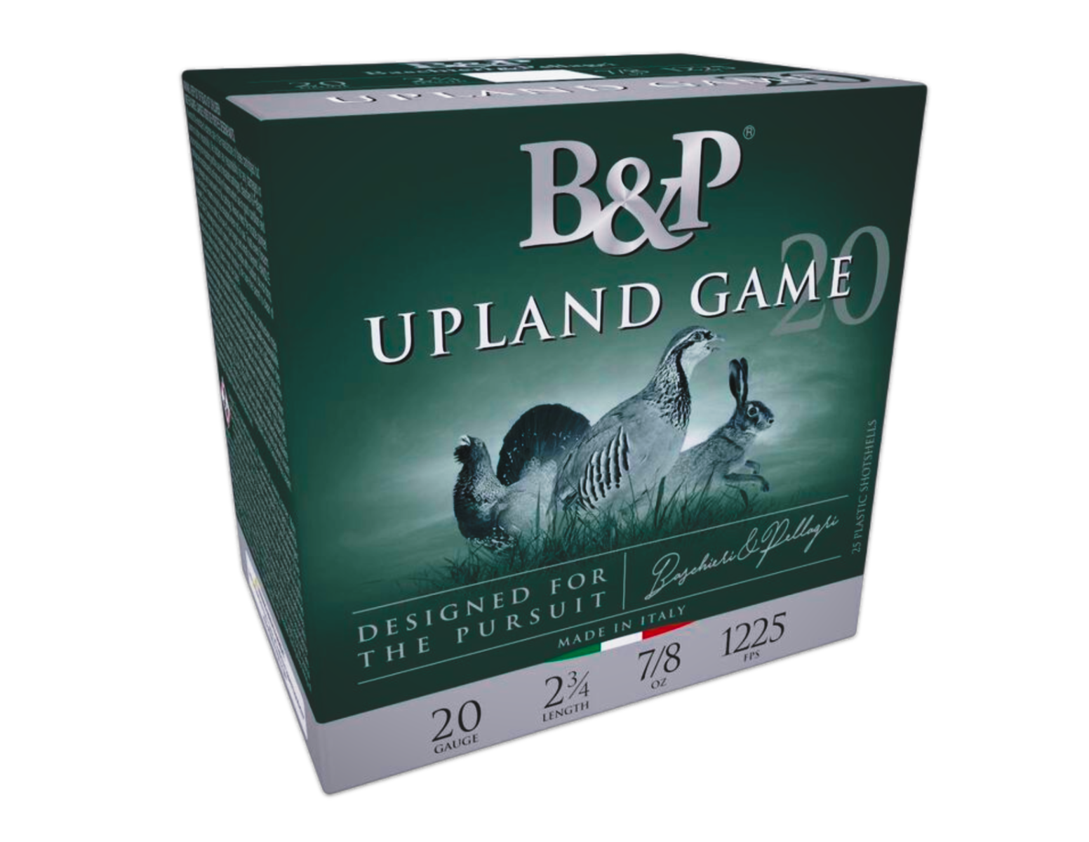 B&P Upland Game 20 Gauge 2-3/4" #5 shot 7/8oz Shotshells, 25Rds