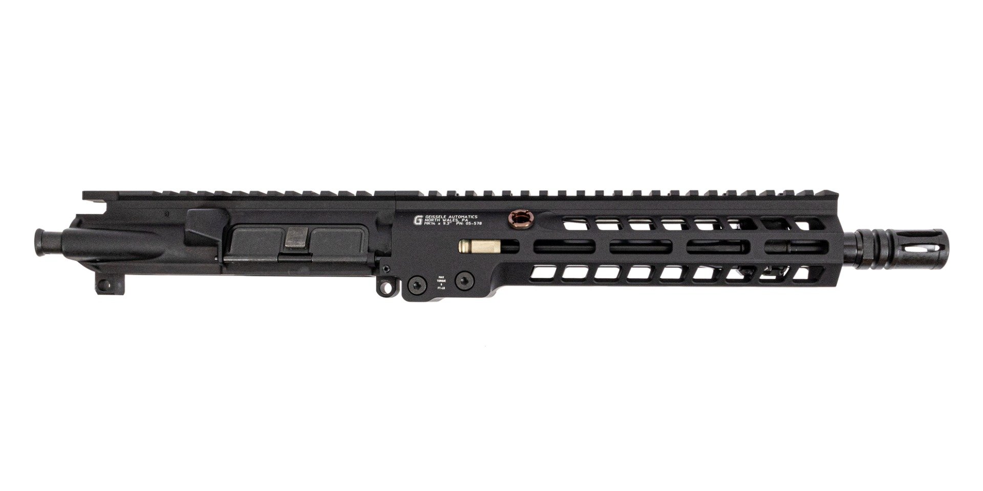 PSA 10.5" Carbine-Length .223 Wylde 1/8 Nitride Geissele 9.5" MK14 M-Lok Upper w/o BCG or CH - Palmetto State Armory