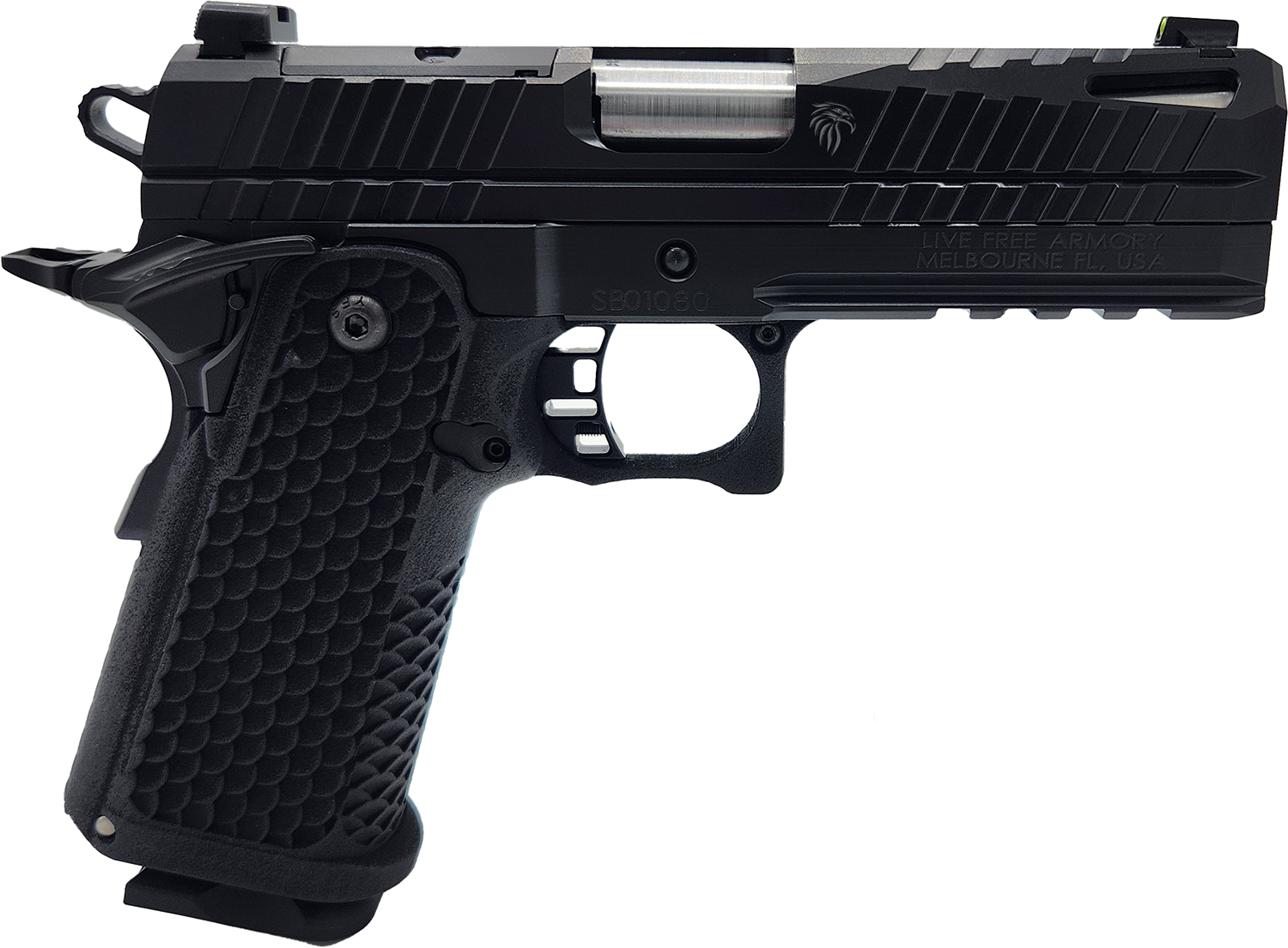 Live Free Armory Apollo 11 Compact 9mm 4.15" Pistol 17rds, Elite Black - Live Free Armory