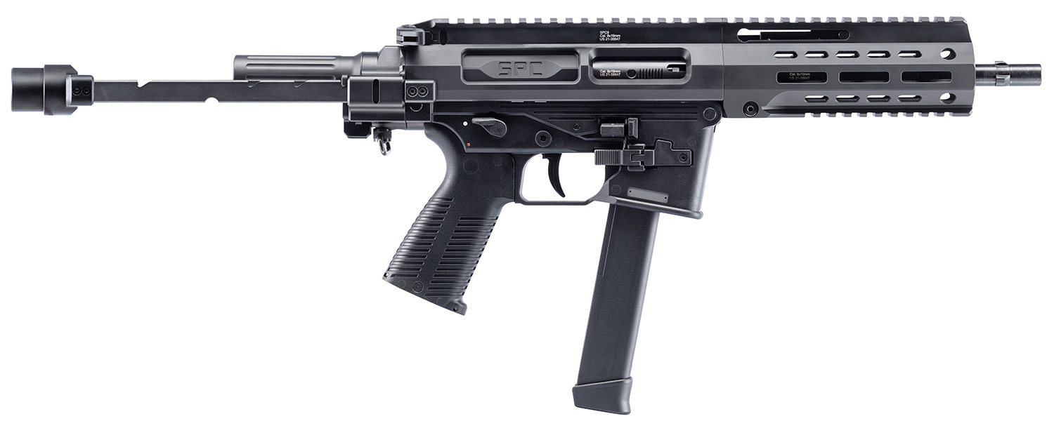 B&T USA SPC9 9mm AR Pistol with 9.10", Black - BT-500003-TB-G - B&T