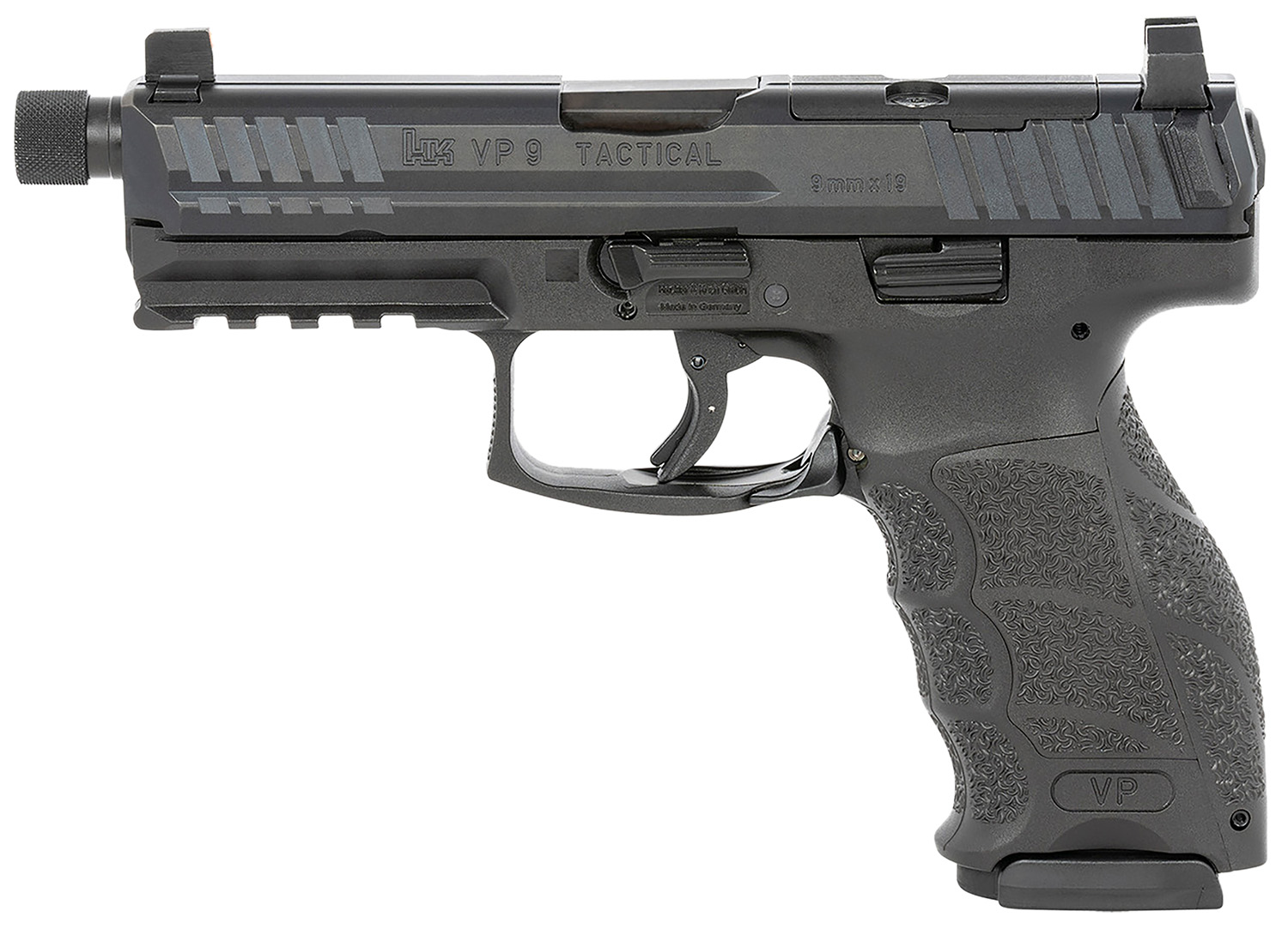 H&K VP9B Tactical OR 9mm 4.70" 10rds Pistol, Black - 81000797 - H&K