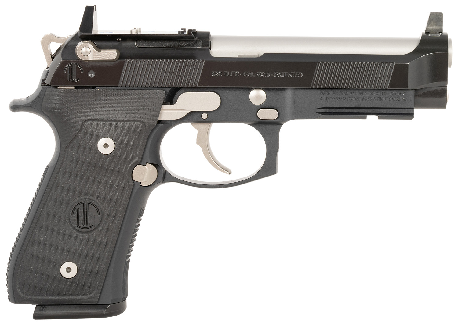 Langdon Tactical Tech 92 Elite LTT Full-Size 9mm 4.70" 18rds Pistol, Black - Langdon Tactical Tech