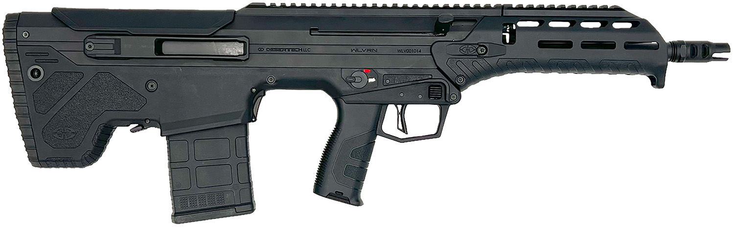 Desert Tech WLVRN .223 Remington/5.56x45mm Semi-Auto Rifle, Black - WLV-RF-B1630-B - Desert Tech