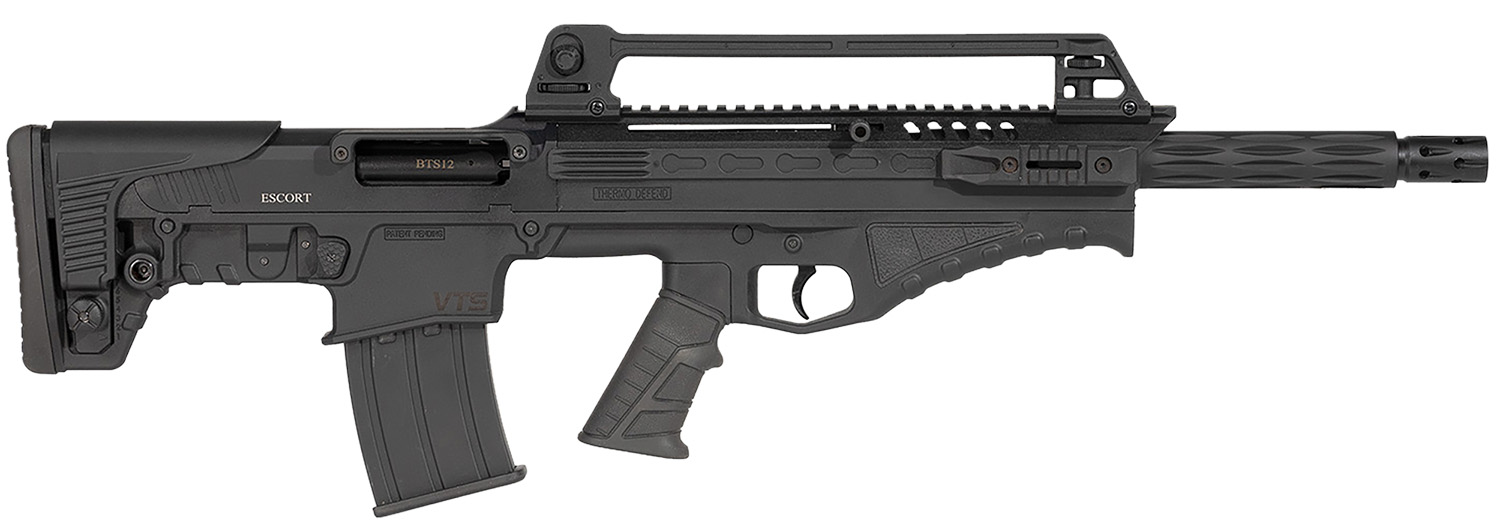Escort BTS 12 Gauge Bullpup Semi-Auto Shotgun 18", Black - Escort