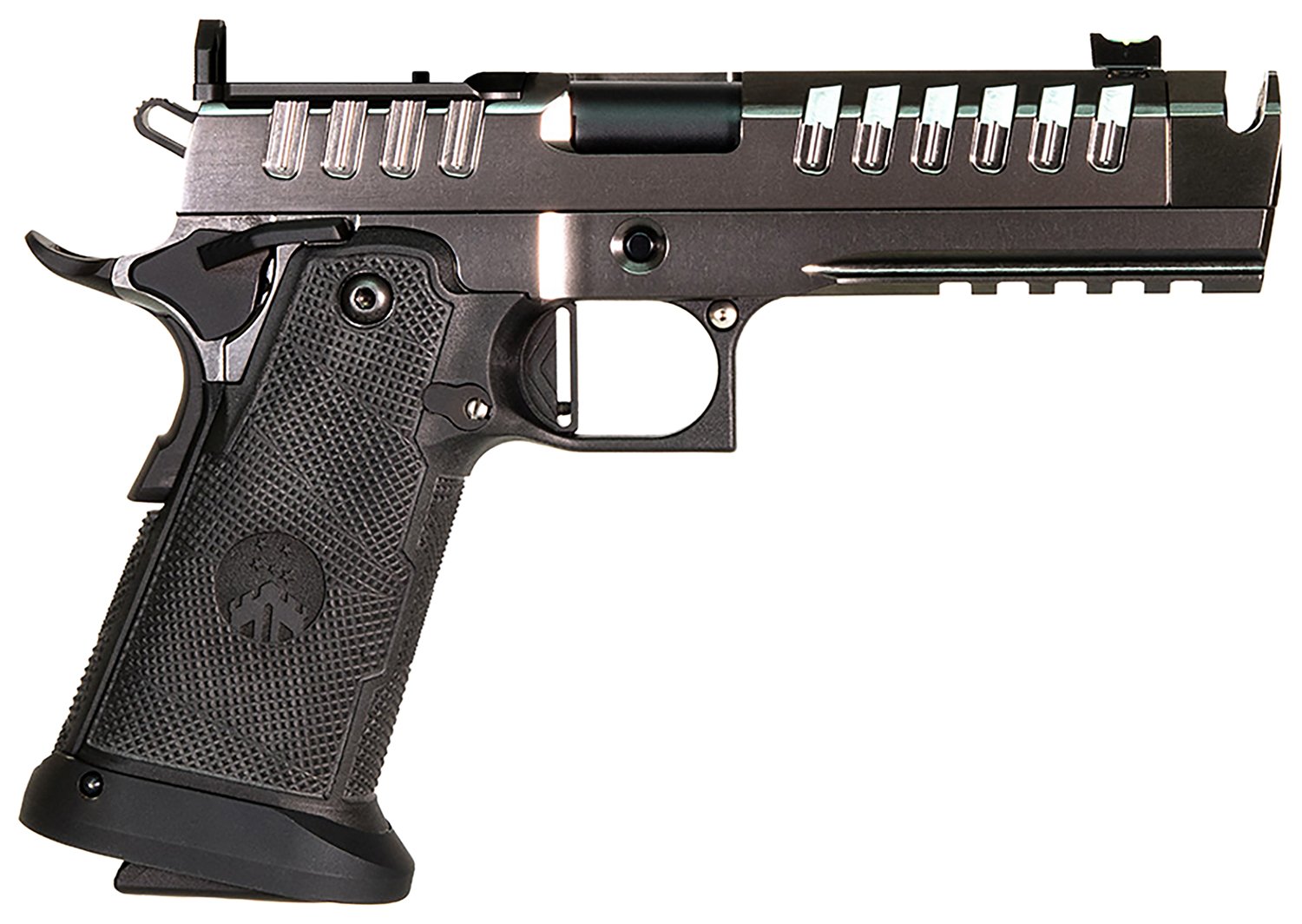 Watchtower Apache Double Stack 1911 9mm 4.60" 17/20rds Pistol, Graphite - High Capacity - APACHE-9MM-46-BLK - Watchtower