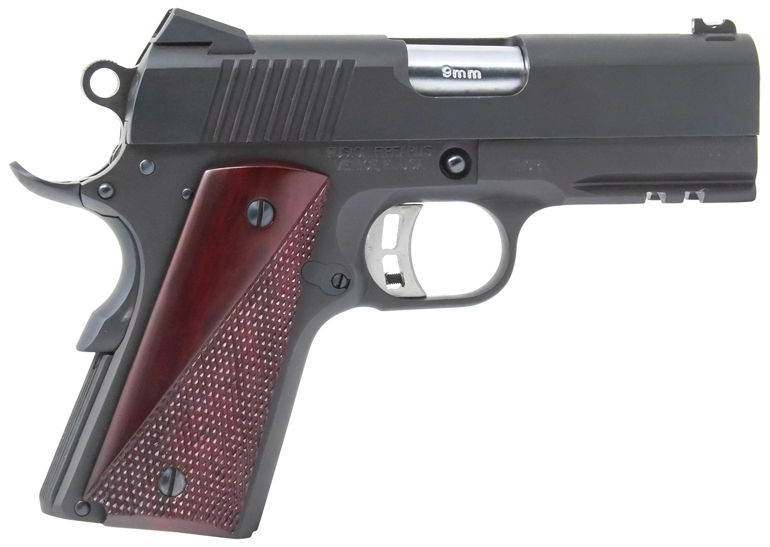 Fusion Firearms Freedom Thorn Officer 9mm 3.50" 8rds Pistol, Black - 1911THORN9 - Fusion Firearms