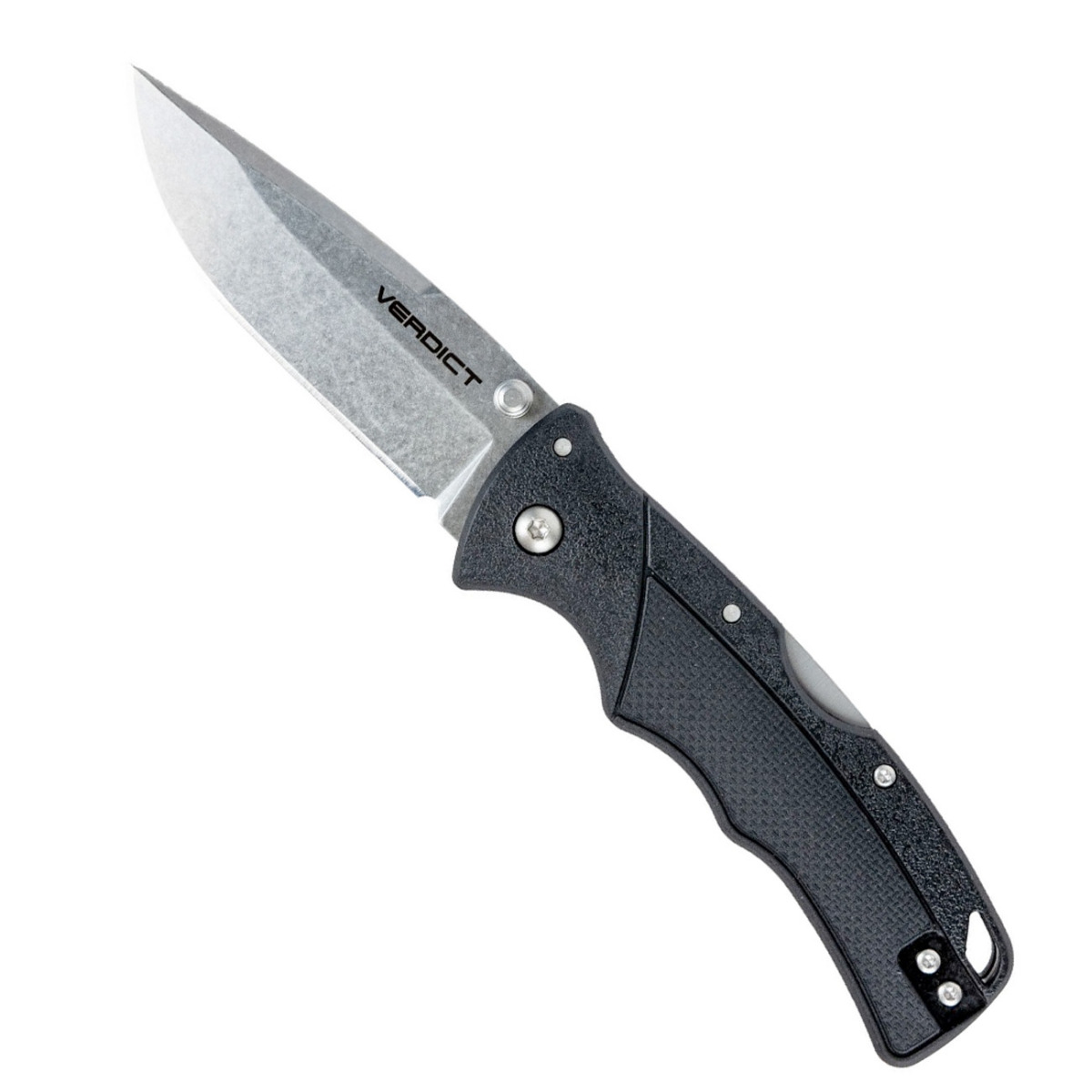 Cold Steel Verdict Spear Point Folding Knife, Black - Cold Steel