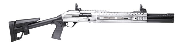 Panzer Arms EG-240 12 Gauge 18.5" 5rd Tactical Shotgun, Brushed Titanium - PAEG240TSTTBRC - Panzer Arms