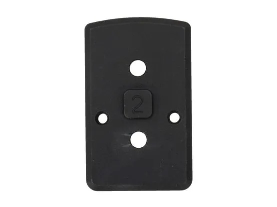 Arisaka Defense Offset Optic Plate 2, Black - OOM-P2 - Arisaka Defense