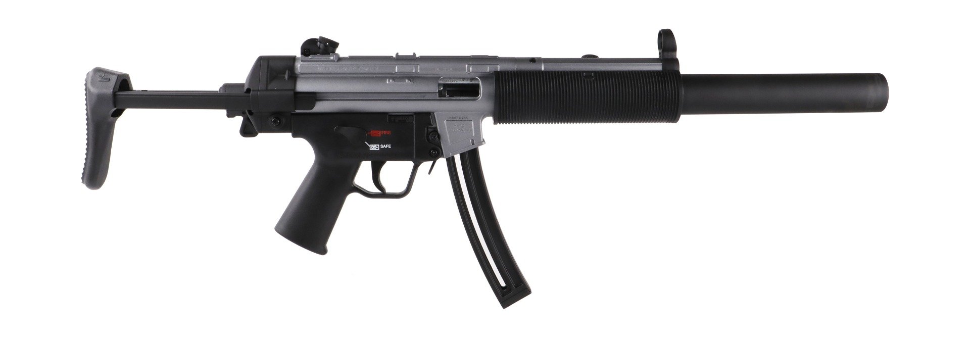H&K MP5 16.1" 22LR 25rd Rifle, Gray - H&K