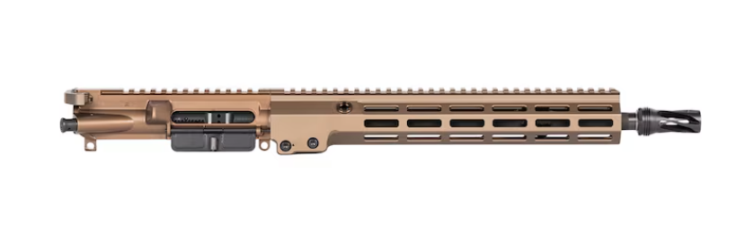 Geissele Automatics Super Duty Mod 1 13.90" Upper 5.56x45mm 1:7 M-LOK Rail with BCG and CH, Desert Dirt - 08-546S - Geissele