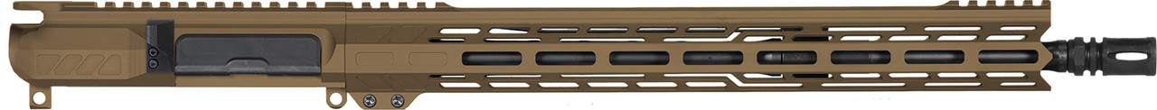 CMMG Resolute 16.10" Upper 5.56x45mm with 1:7 Twist Rate and M-LOK Rail - Mid-Length with Charging Handle - Midnight Bronze - 55BB40BMB - Cmmg