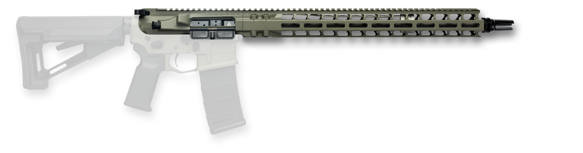 Radian Weapons Model 1 17.5" MOE Upper .223 Wylde 1:8 M-LOK Rail Intermediate-Length with BCG and CH, Radian OD - R0481 - Radian Weapons