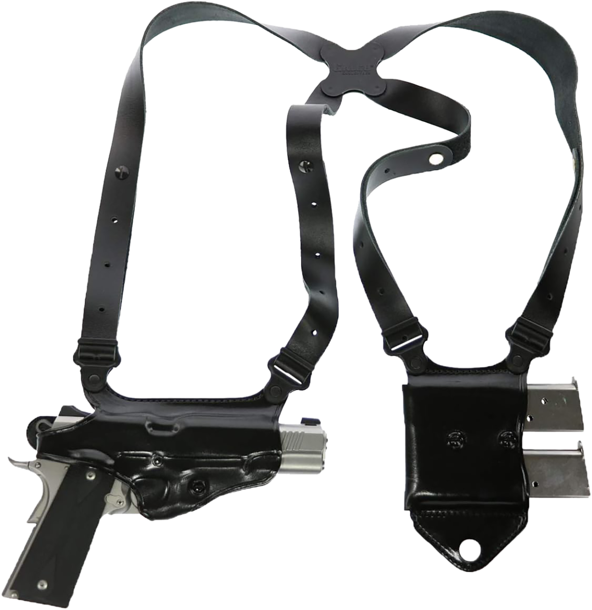 Galco Miami Classic II Sig Sauer P365 Shoulder Holster RH - Black Leather, Classic Design for Comfortable and Functional Carry - MCII870B - Galco
