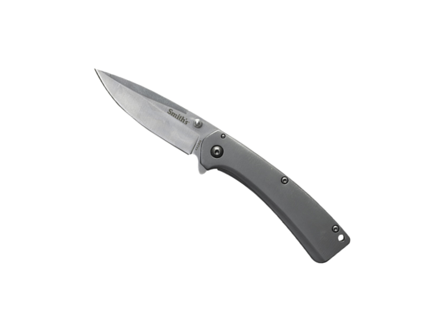 Smiths Products Furrow 2.9" Drop Point Folding Knife, Gray - Smith Enterprise