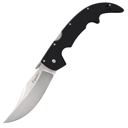Cold Steel Espada Large Folding Knife Clip Point Black - Durable, Lightweight and Reliable Handle - CS-62MGD - Cold Steel