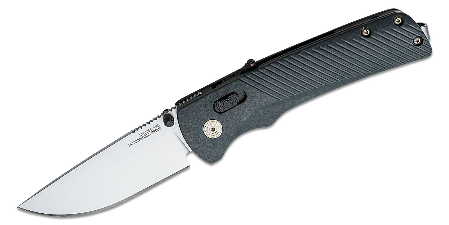SOG Knives Flash AT EDC Folding Knife Straight Back Urban Gray - for Everyday Use - SOG-11-18-11-41 - Sog Knives