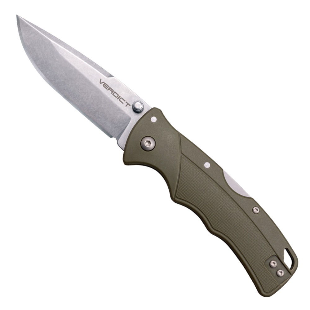 Cold Steel Cold Steel Verdict EDC Folding Knife, Spear Point, ODG - CS-FL-C3SPSSODGZ