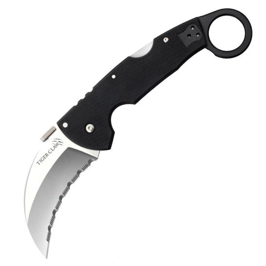 Cold Steel Lynn Thompson Signature Ti-Lite Folding Knife Spear Point Black - for EDC and Self-Defense - CS-26C6AA - Cold Steel