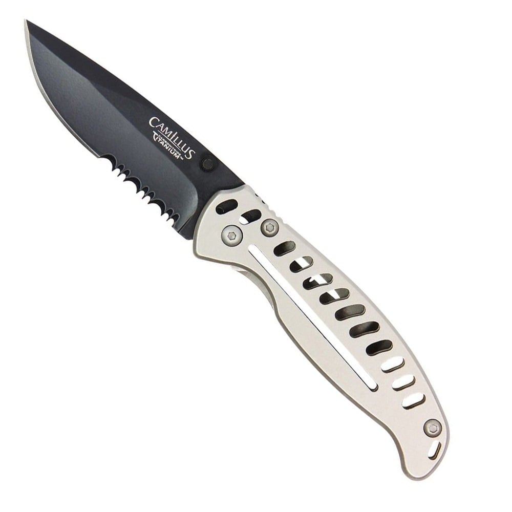 Camillus Cutlery Company EDC3 Carbonitride Titanium  AUS-8