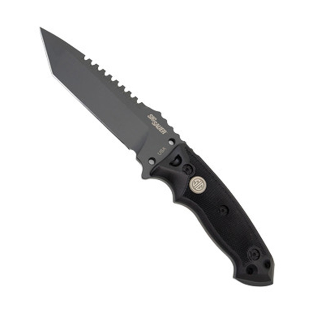 Hogue Sig EX-F01 Tactical Fixed Knife Tanto Black - Durable, Lightweight and Reliable - 37122
