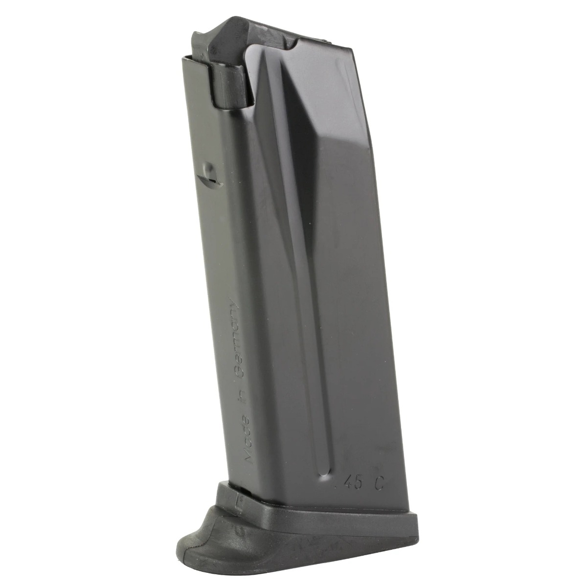 H&K 8rds .45 ACP Magazine - Black Compact Tactical - 50248621 - H&K