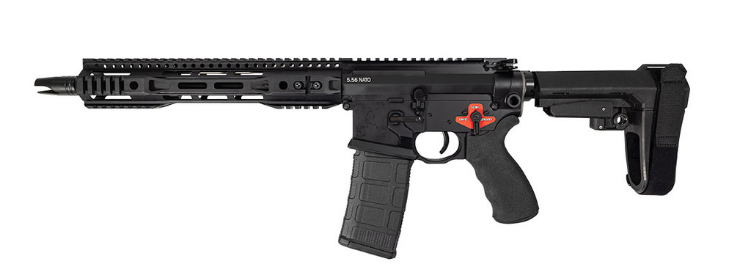 Franklin Armory Pistol Salus 5.56 NATO Equipped with BFSIII 30rd 12" - 00-30040-BLK - Franklin Armory