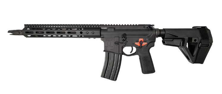 Franklin Armory Pistol C12 5.56 NATO BFSIII Equipped 12.5" 30rd SBA5 Brace - 00-30039-BLK - Franklin Armory