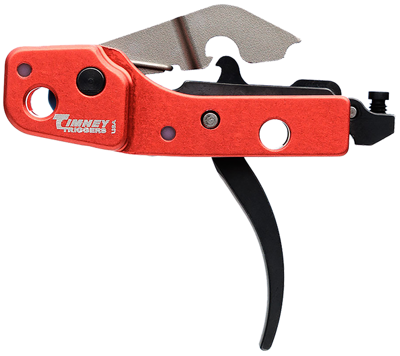 Timney Triggers AK-47 Single-Stage Curved Drop-In Trigger - Red - Timney Triggers