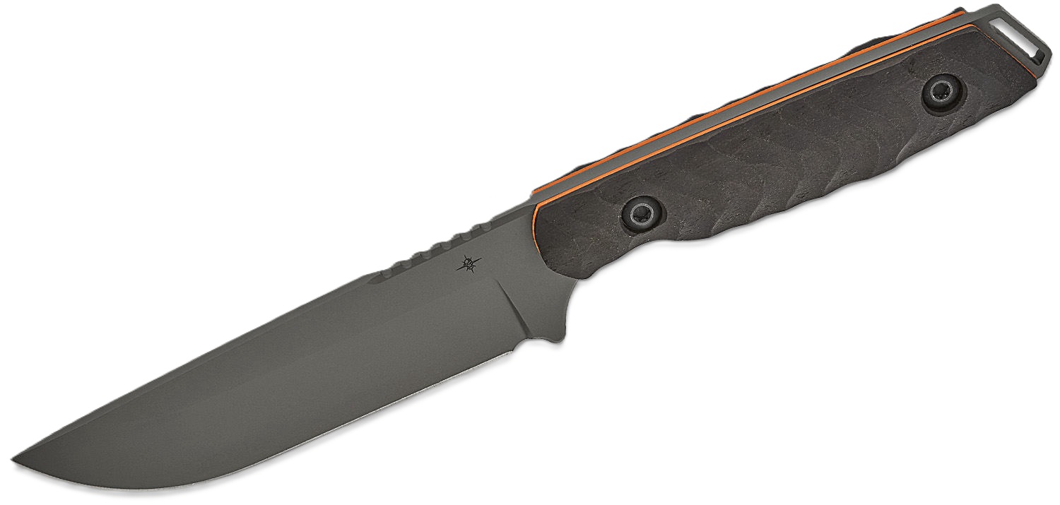 Toor Knives Field 2.0 Fixed Blade Drop Point Knife, Spanish Moss