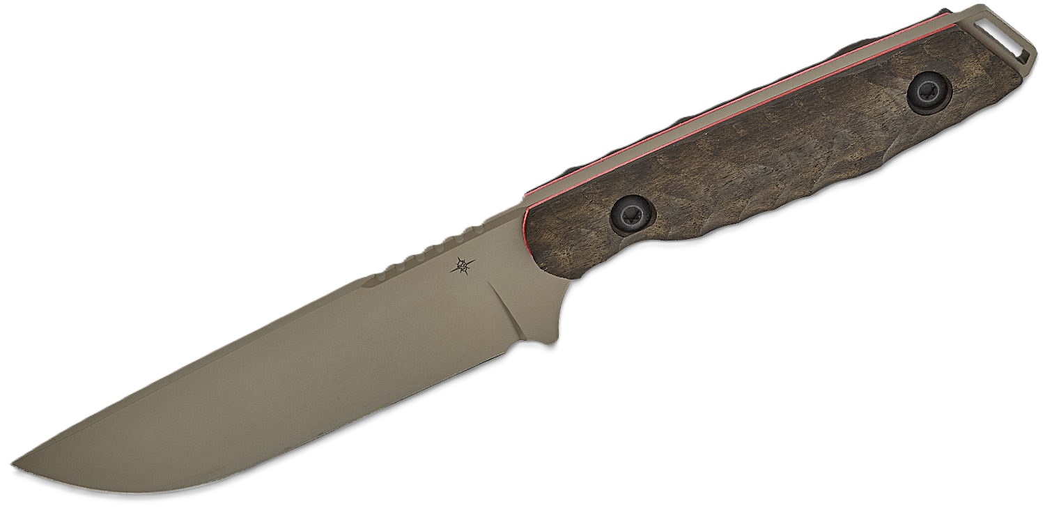 Toor Knives Field 2.0 Fixed Blade Drop Point Knife, Canyon Drab
