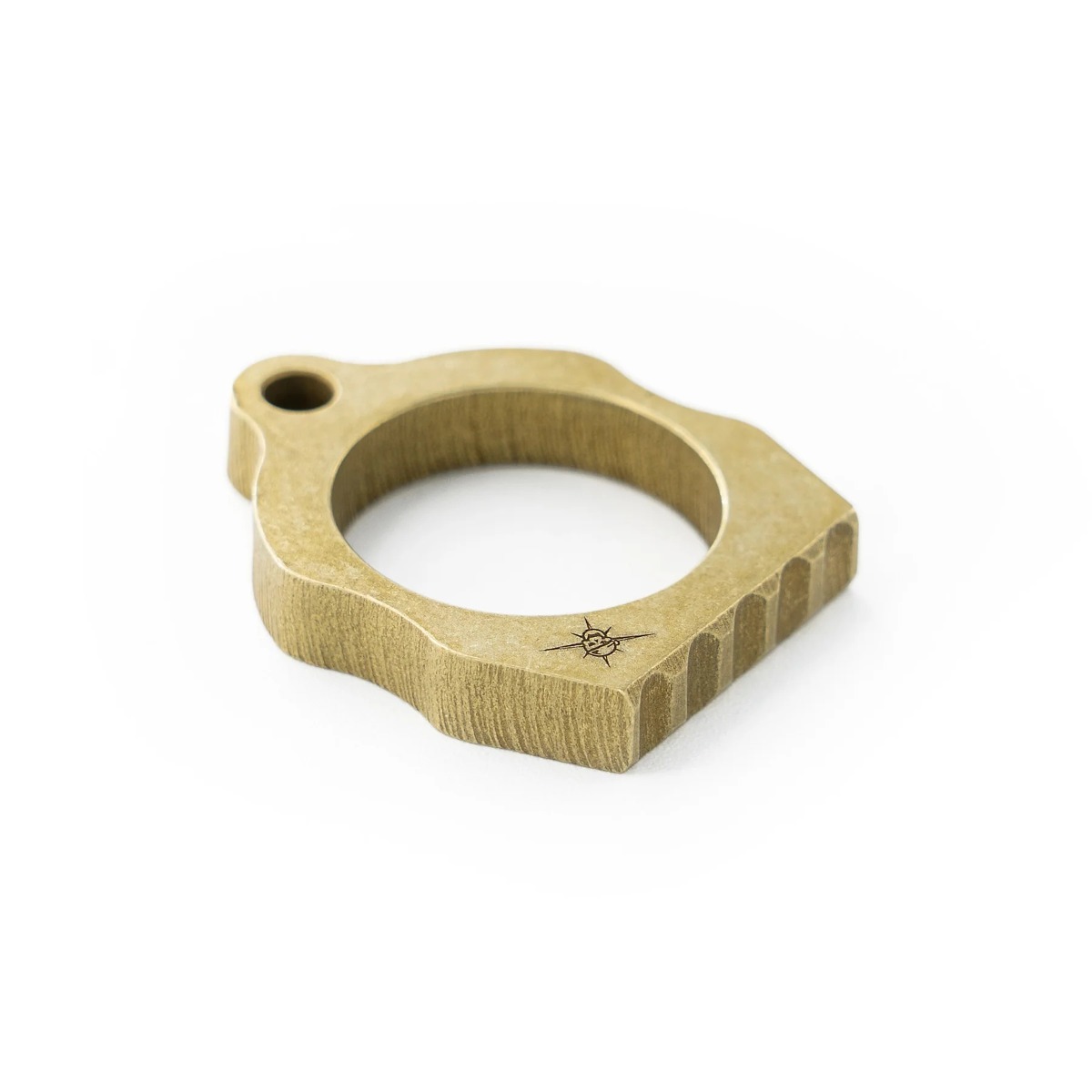 Toor Knives Thumper Keychain Ring, Brass - Toor Knives