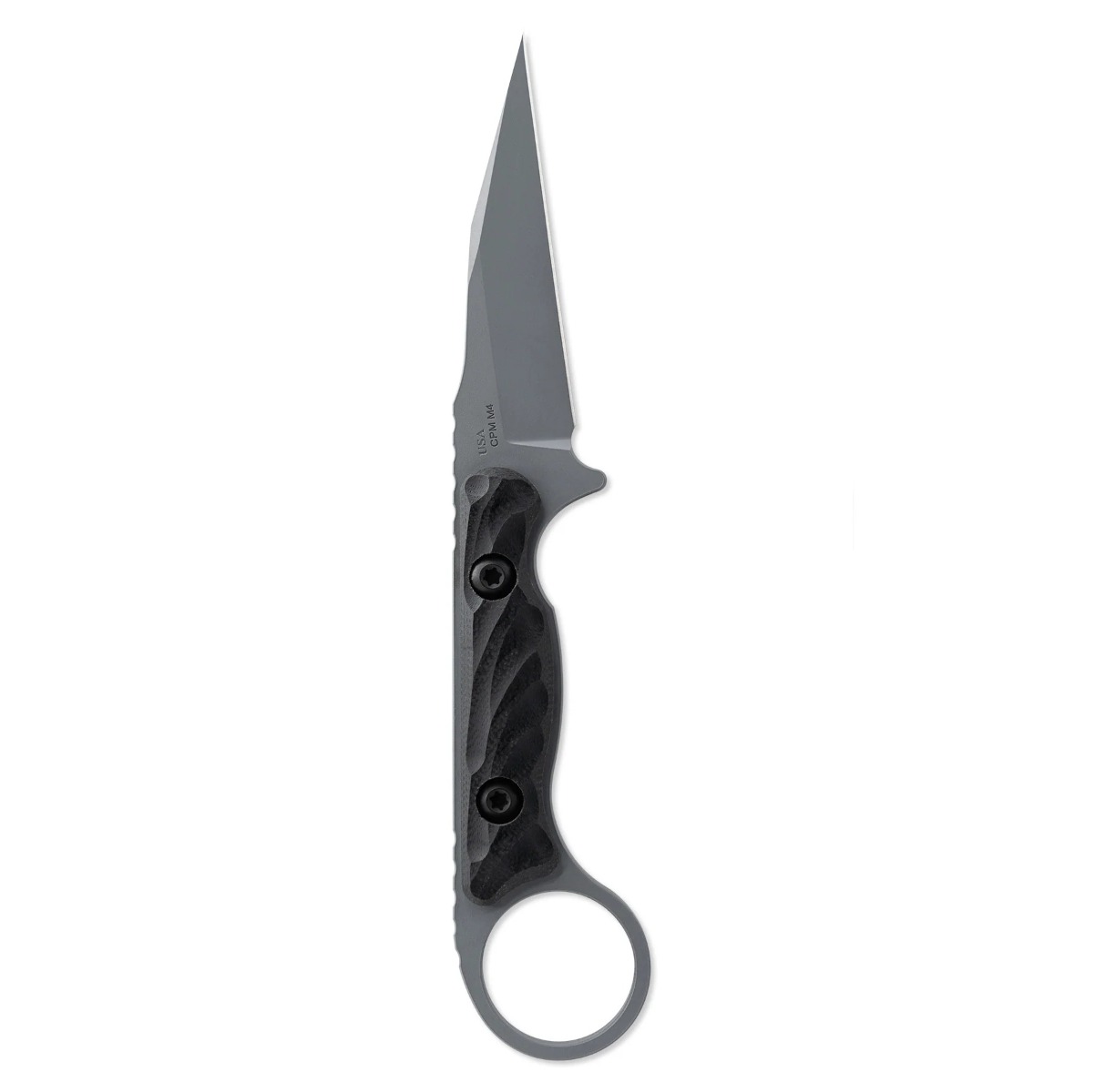 Toor Knives Jank Shank W Fixed Blade Wharncliffe Knife, Phantom Gray - Toor Knives