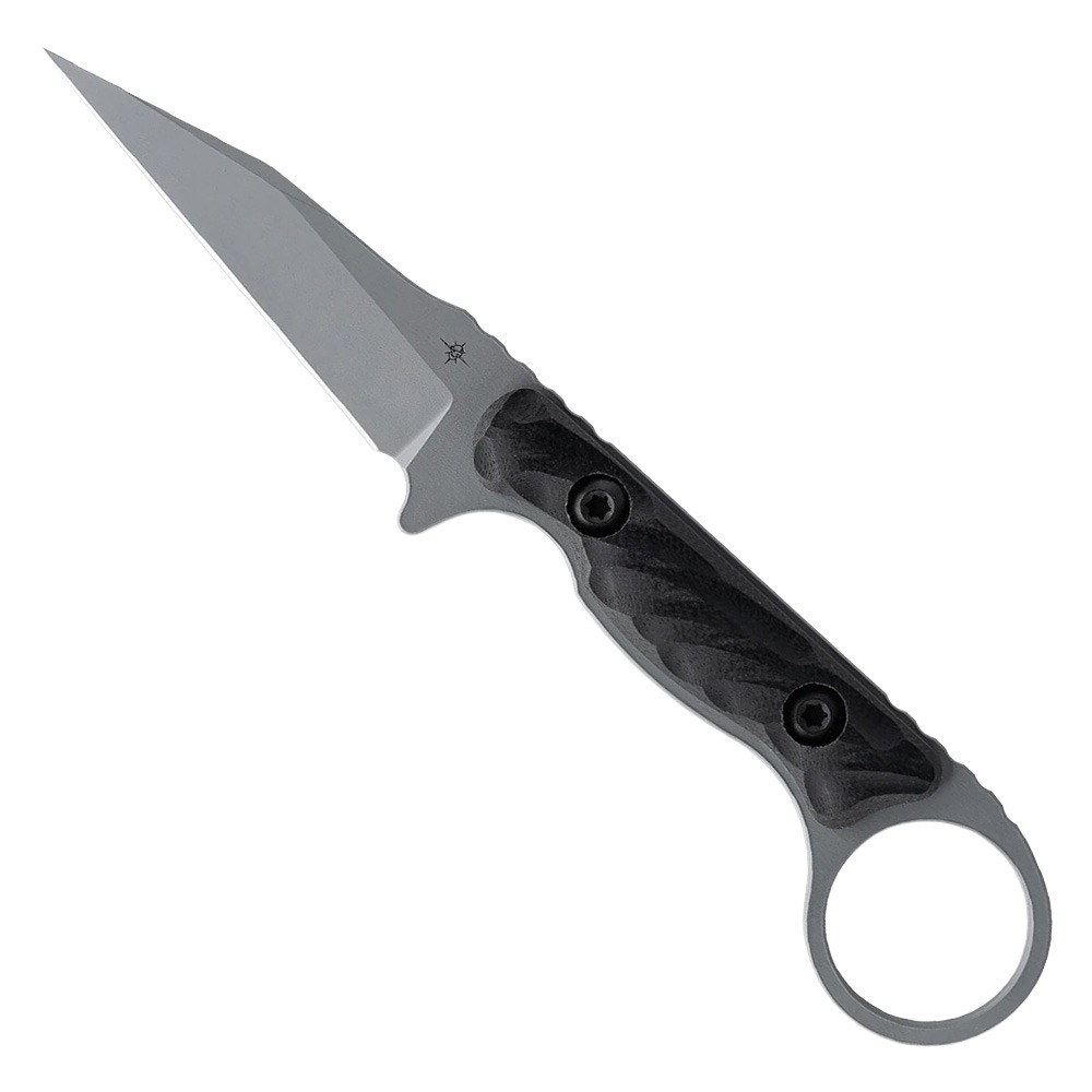 Toor Knives Jank Shank W Fixed Blade Wharncliffe Knife, Phantom Gray