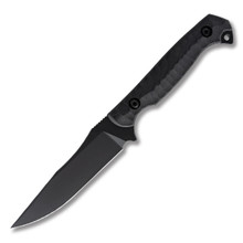 Toor Knives Krypteia S Fixed Blade Drop Point Knife, Socom Black - Toor Knives