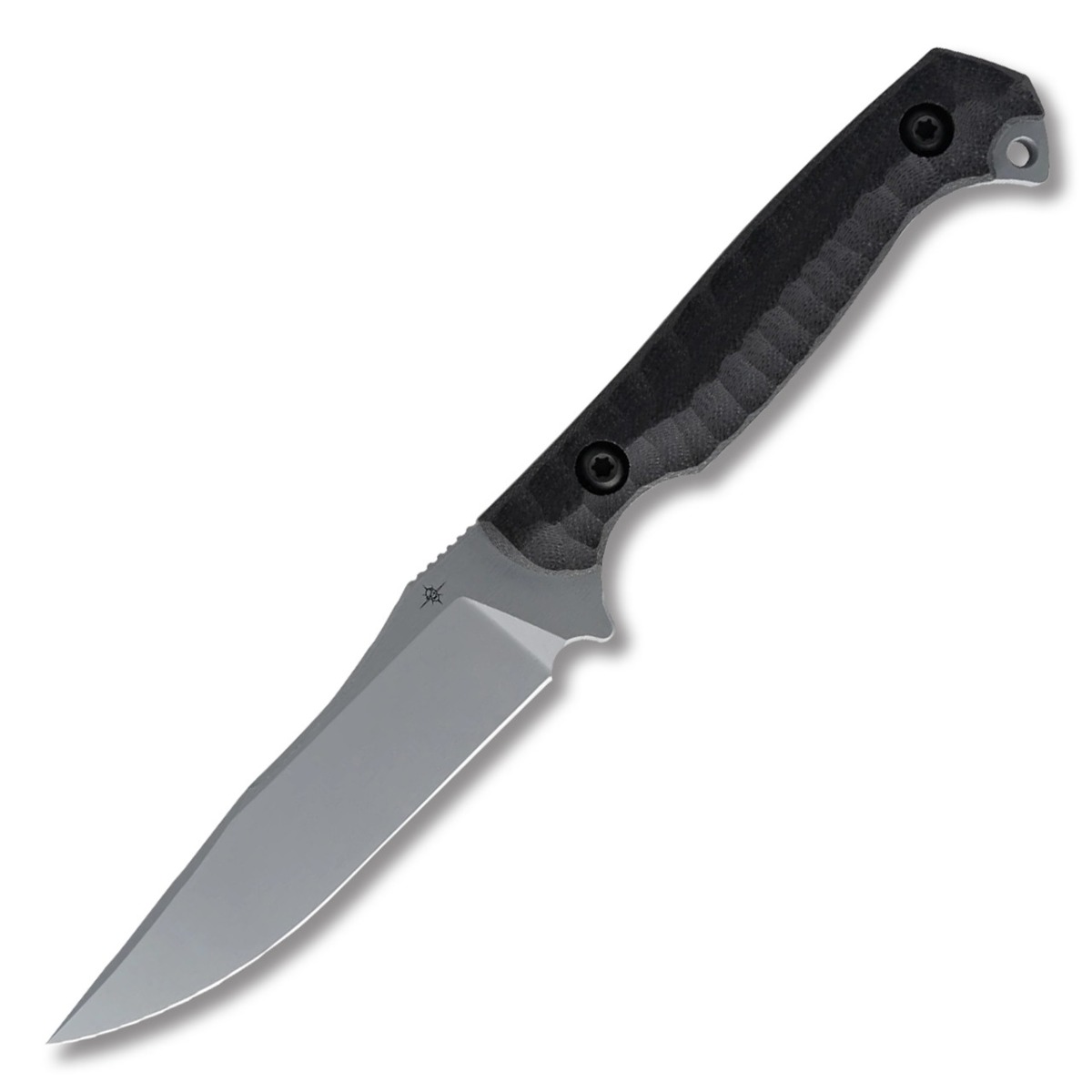 Toor Knives Krypteia T Fixed Blade Drop Point Knife, Phantom Grey - Toor Knives
