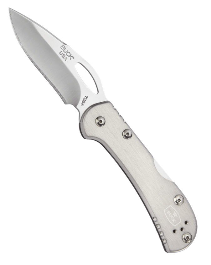 Buck Knives Buck 726 Mini Spitfire Folding Drop Point Knife, Gray - 0726GYS-B
