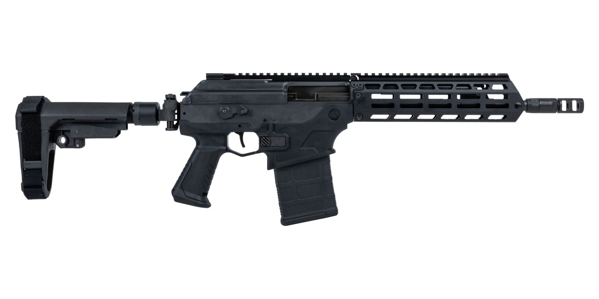 IWI USA Galil Ace 7.62 Nato 11.8" 1-20Rd With Side Folding Pistol Brace - GAP54SB - Iwi