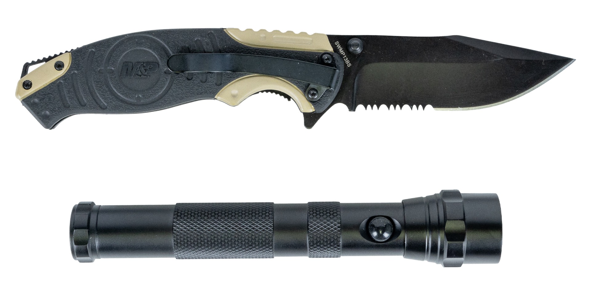 Smith & Wesson M&P Clip Folder & Flashlight Combo - Smith and Wesson