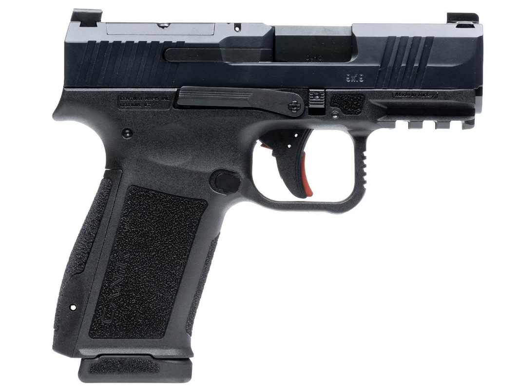 Canik METE 9mm Optics Ready Slide Cut 17+1, Black - MC9L - Canik